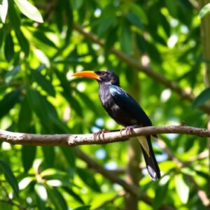 abyssinian-scimitarbill-rhinopomastus-minor Abyssinian Scimitarbill ( Rhinopomastus Minor)