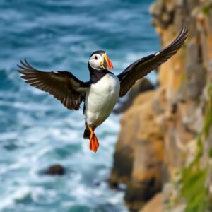 tufted-puffin-fratercula-cirrhata Tufted Puffin ( Fratercula Cirrhata)