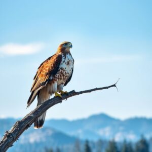 Red-tailed Hawk (Buteo jamaicensis) Red-tailed Hawk (Buteo jamaicensis)
