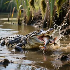 American Alligators Eat