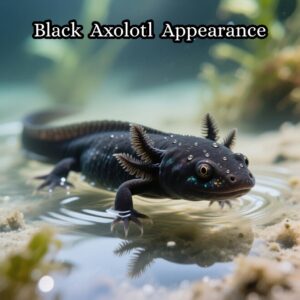 Black Axolotl Appearance