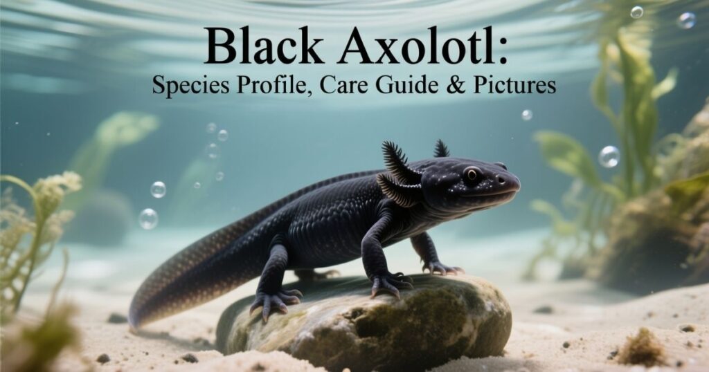 Black Axolotl: Species Profile, Care Guide & Pictures