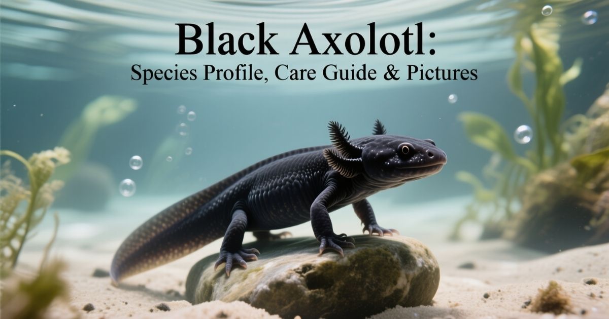 Black Axolotl: Species Profile, Care Guide & Pictures