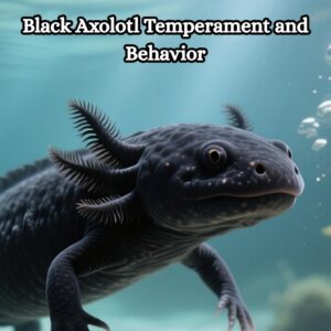 Black Axolotl Temperament and Behavior