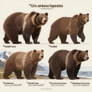 Brown bear Taxonomy and subspecies