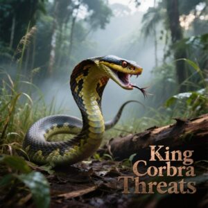 king cobra Threats