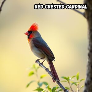 Red Crested Cardinal