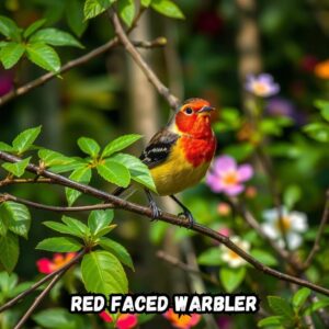 Red Faced Warbler