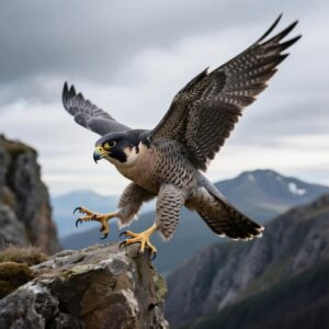 Size of Peregrine Falcons