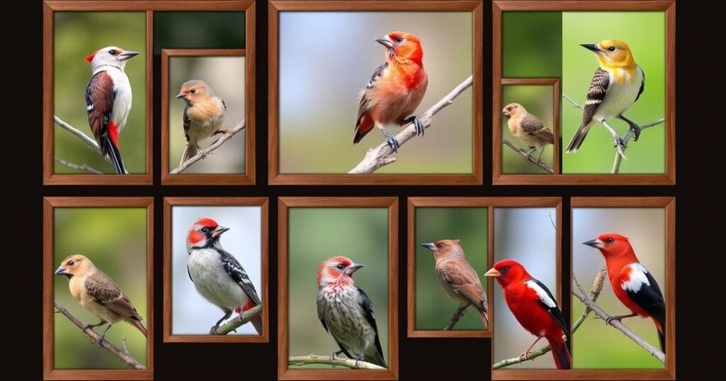 Top 17 Black and White Birds with Redheads