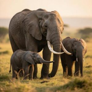 African elephant Family