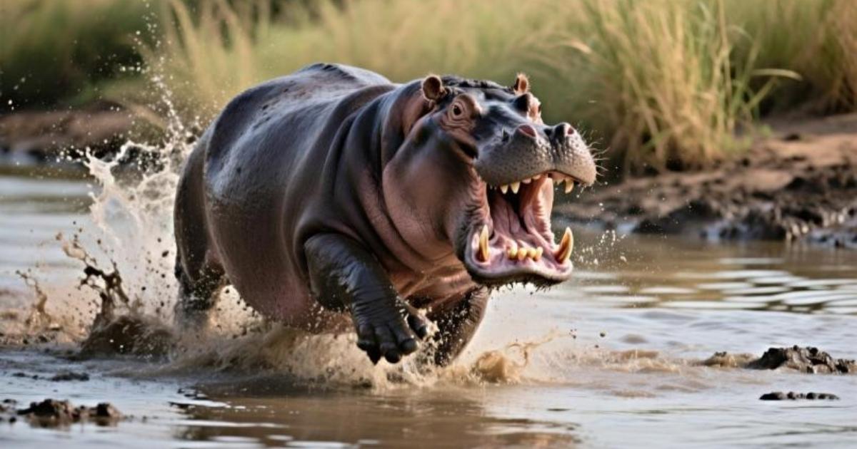 Hippo Attacks humans