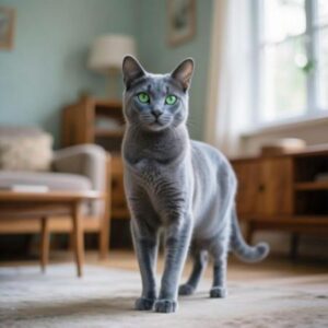 Russian Blue cats