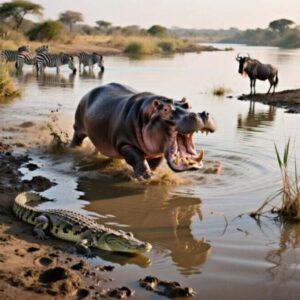 What Other Animals Do Hippos Attack